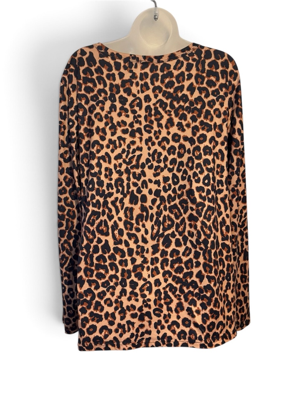 FALL!! Leopard Print Long Sleeve Top - PLUS: 2X #9 - Picture 5 of 8